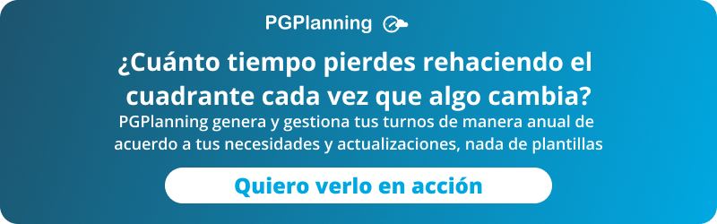 ¿Cuánto tiempo pierdes rehaciendo el cuadrante cada vez que algo cambia?
