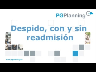 Dismissals in PGPlanning Dismissals in PGPlanning